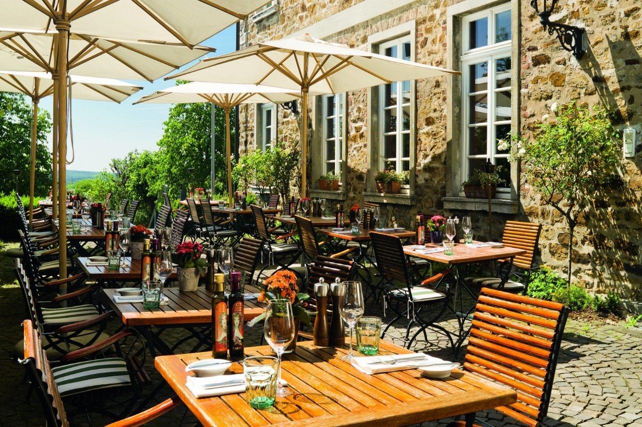Althoff Grandhotel Schloss Bensberg Bergisch Gladbach Exterior foto The restaurant